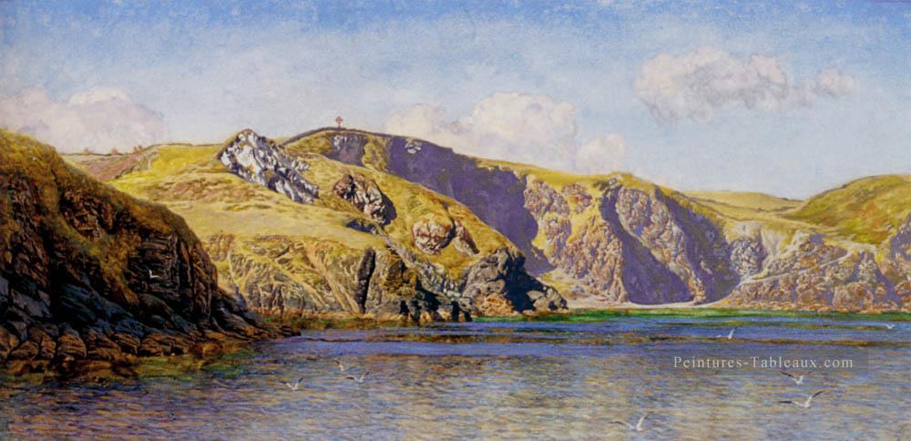 Scène côtière au paysage de mer calme Brett John Peintures à l'huile